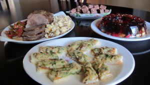 alternative angle picture of the food