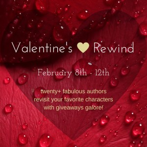 a red heart with the words "Valentines Rewind"